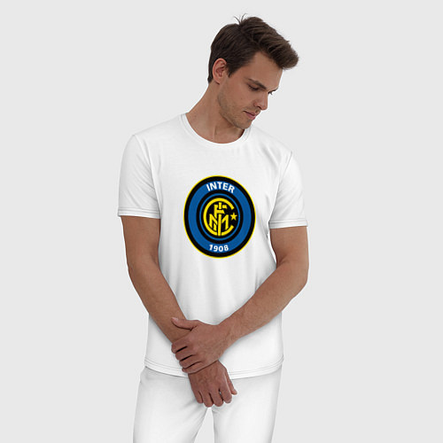 Мужская пижама Inter sport fc / Белый – фото 3