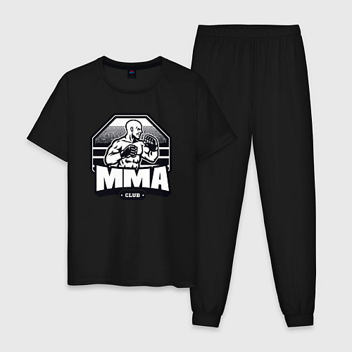 Мужская пижама MMA club / Черный – фото 1