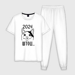 Мужская пижама 2024 - мемный кот