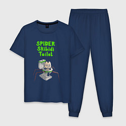 Мужская пижама Spider skibidi tualet