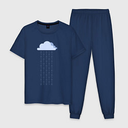 Мужская пижама Digital rain