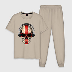 Мужская пижама England music skull