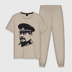 Мужская пижама Сталин в фуражке