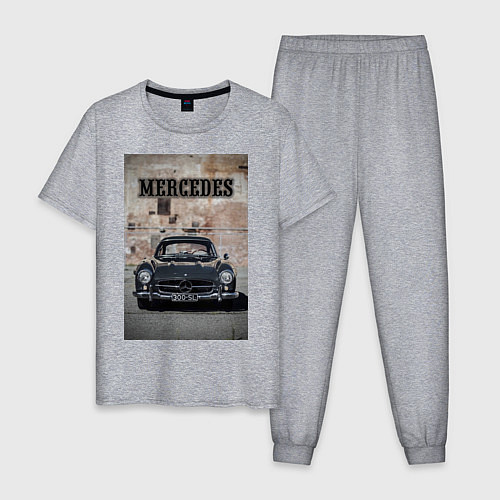 Мужская пижама Mercedes-Benz 300SL / Меланж – фото 1
