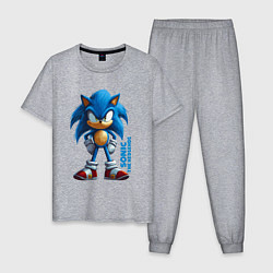 Мужская пижама Sonic - poster style
