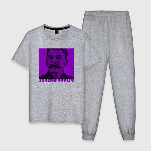 Мужская пижама Joseph Stalin / Меланж – фото 1