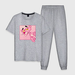 Мужская пижама Розовая пантера из мультфильма