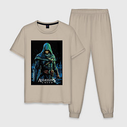 Мужская пижама Assassins creed в капюшоне