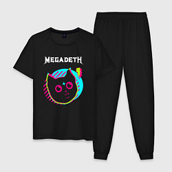 Мужская пижама Megadeth rock star cat