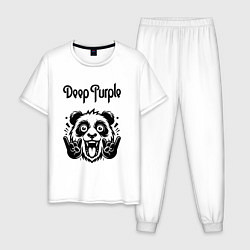 Мужская пижама Deep Purple - rock panda