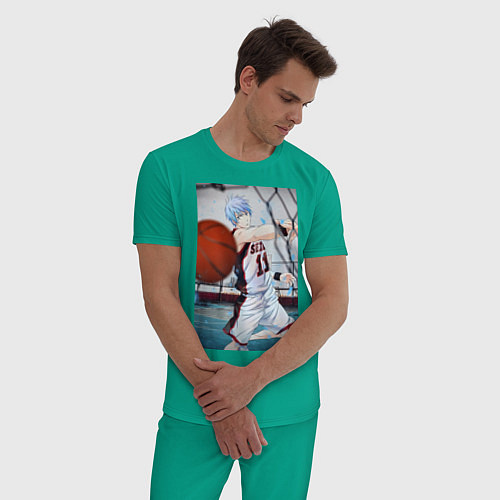 Мужская пижама Баскетбол Тэцуя Куроко / Зеленый – фото 3