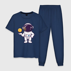 Мужская пижама Космонавт и планета