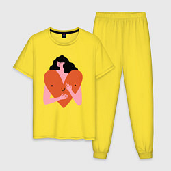 Мужская пижама Heart girl
