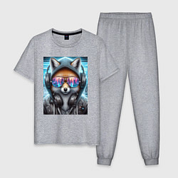 Мужская пижама Urban fox - ai art