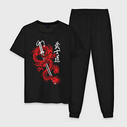 Мужская пижама Кодекс самурая - путь воина