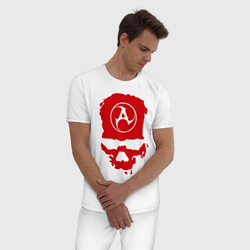 Мужская пижама Amatory Skull / Белый – фото 3
