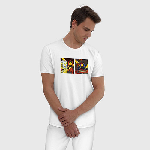 Мужская пижама Ultrakill meme / Белый – фото 3