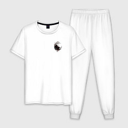 Мужская пижама Черный кролик Мини