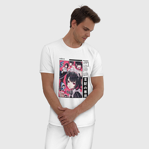 Мужская пижама Разная Ellen Joe - Zenless zone / Белый – фото 3