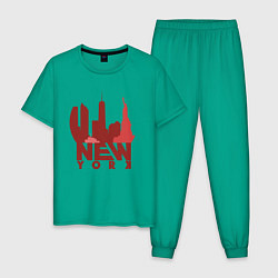 Мужская пижама New York red