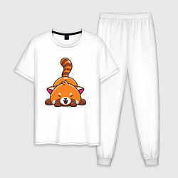 Мужская пижама Cute red panda
