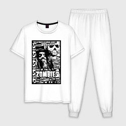 Мужская пижама Rob zombie skulls