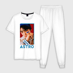Пижама хлопковая мужская Astro Ли Дон Мин, цвет: белый
