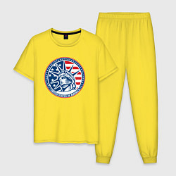Мужская пижама USA flag New York