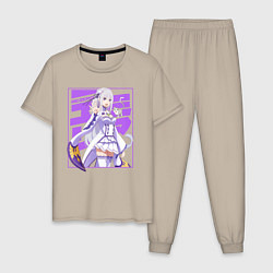 Мужская пижама Re:Zero Эмилия