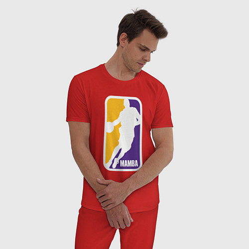 Мужская пижама Mamba Kobe Bryant / Красный – фото 3