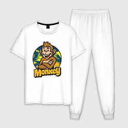 Мужская пижама Monkey jungle
