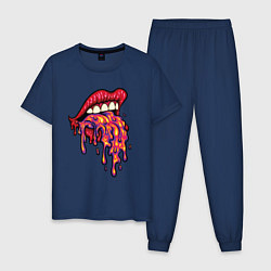 Мужская пижама Crazy lips