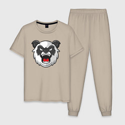 Мужская пижама Angry panda