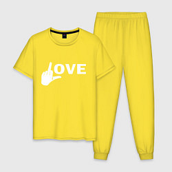 Мужская пижама Love - fuck