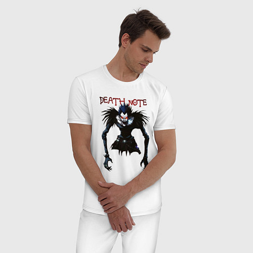 Мужская пижама Death Note Ryuk - светлый / Белый – фото 3