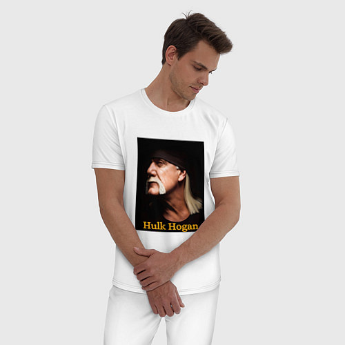 Мужская пижама Hulk Hogan память / Белый – фото 3