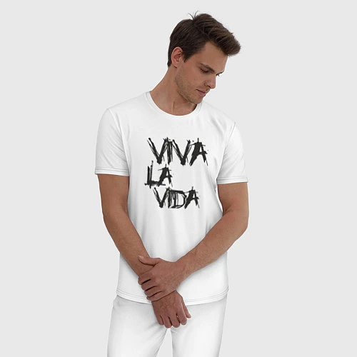 Мужская пижама Viva La Vida / Белый – фото 3