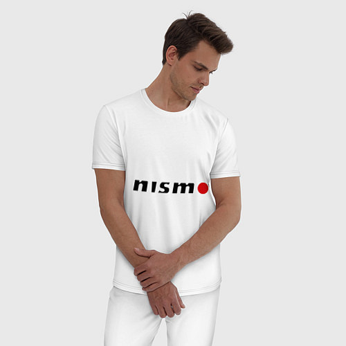 Мужская пижама Nissan nismo / Белый – фото 3