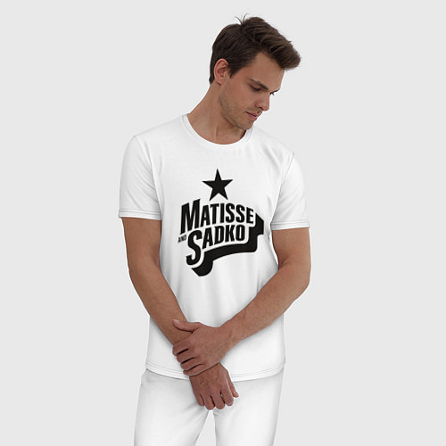 Мужская пижама Matisse & Sadko / Белый – фото 3