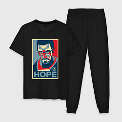 Пижама хлопковая мужская Half-Life: Hope, цвет: черный