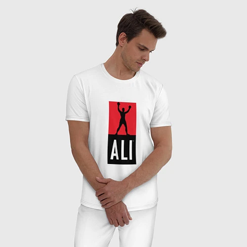 Мужская пижама Ali by boxcluber / Белый – фото 3