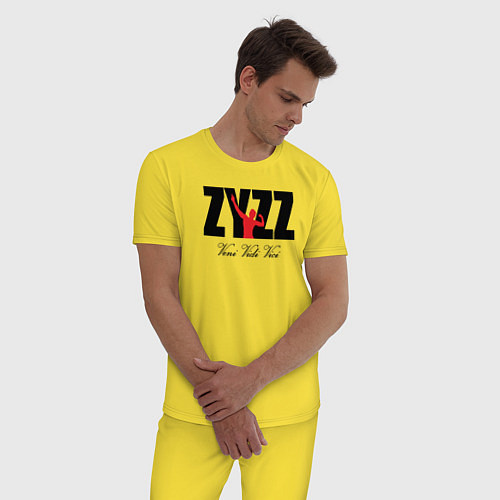 Мужская пижама Zyzz / Желтый – фото 3