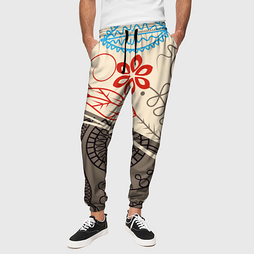 Мужские брюки Прованс / 3D-принт – фото 3