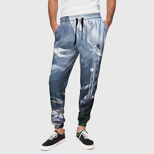 Мужские брюки Горы Алтая / 3D-принт – фото 3