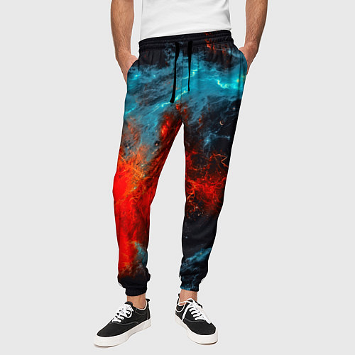 Мужские брюки Космос / 3D-принт – фото 3