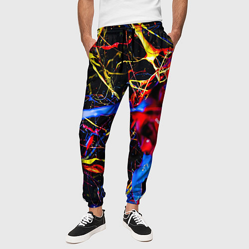 Мужские брюки Краски / 3D-принт – фото 3