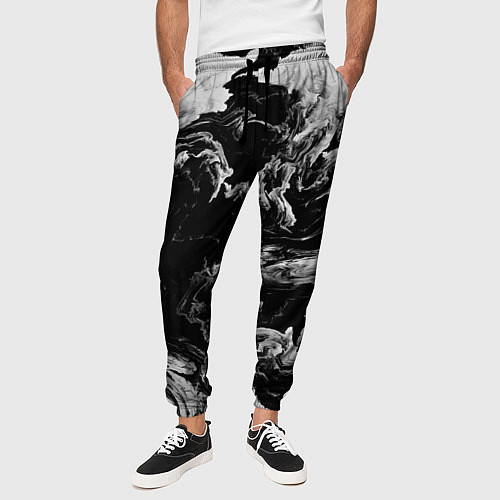 Мужские брюки Vortex gray / 3D-принт – фото 3