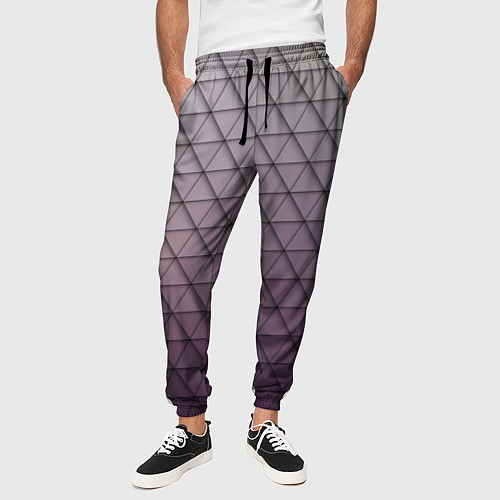 Мужские брюки Кольчуга из треугольников / 3D-принт – фото 3