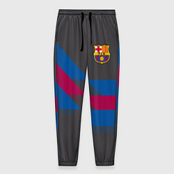 Брюки на резинке мужские Barcelona FC: Dark style, цвет: 3D-принт