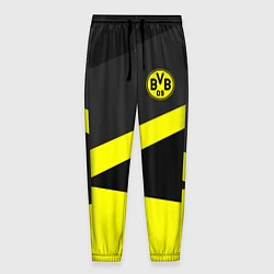 Брюки на резинке мужские FC Borussia: Sport Geometry, цвет: 3D-принт